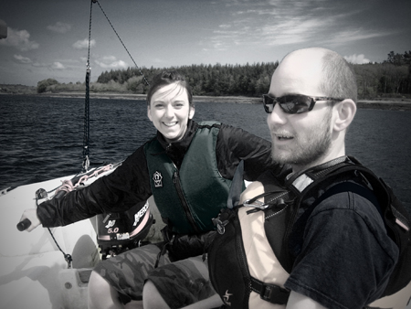 Sailing on the Menai straits